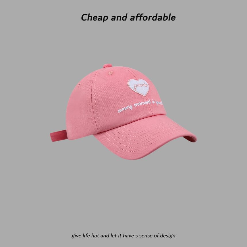Alpha Kiss - Baseballpet met geborduurd hartletters