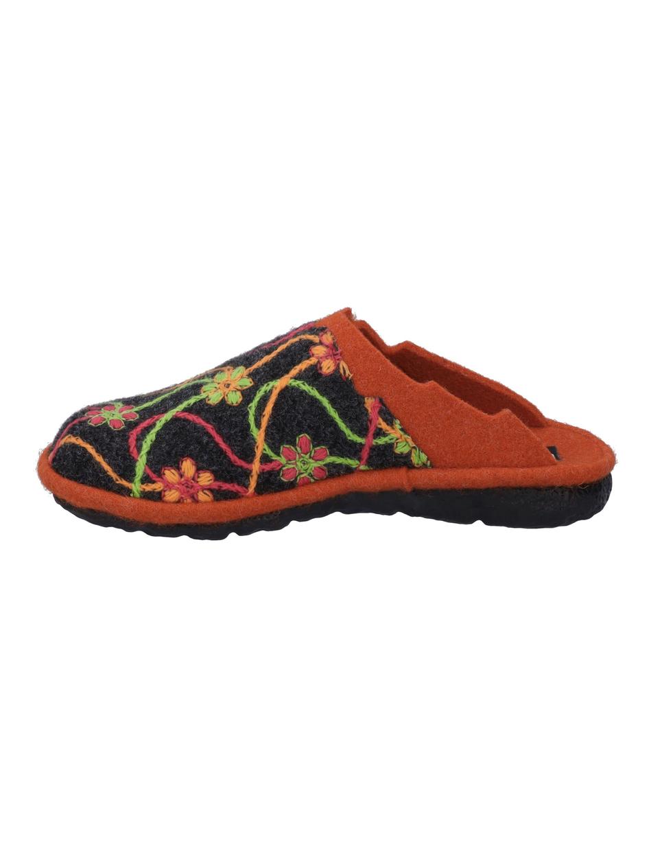 Hausschuh Lille 100, orange-multi