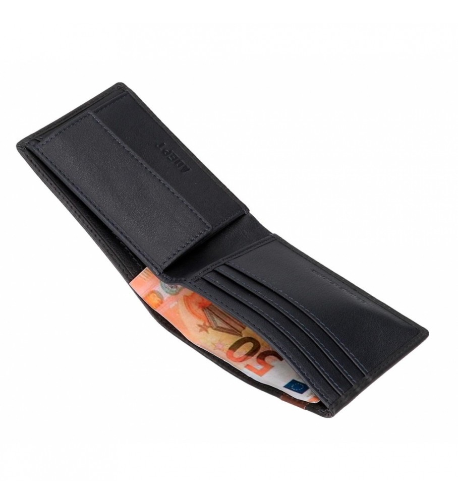 Carteira Joumma Bags Adept Max Simple Azul - 11x8x1cm -