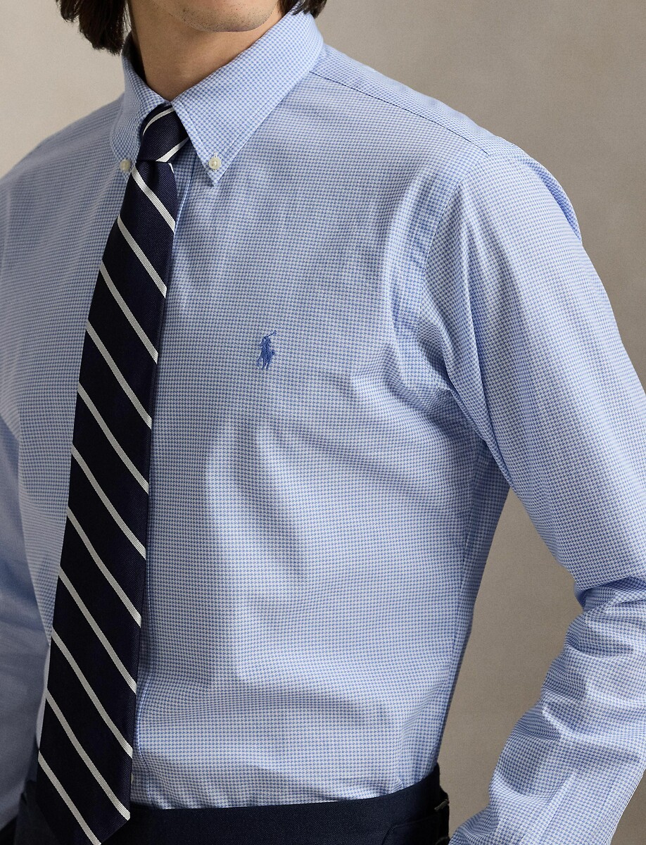 POLO RALPH LAUREN<br>Camisa reta em popeline