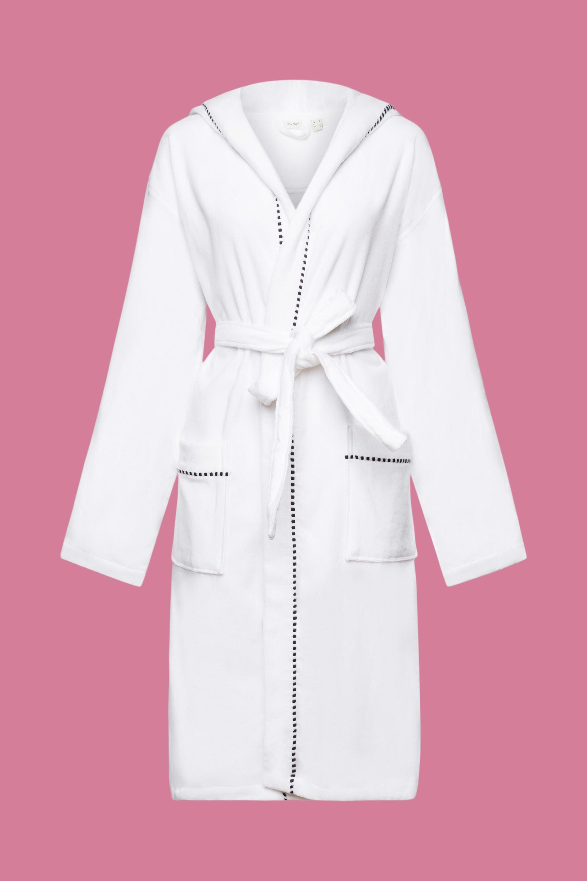 Peignoir en velours, 100% coton