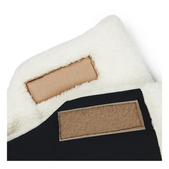 Nobodinoz Moufles pour poussette en coton bio | Noir