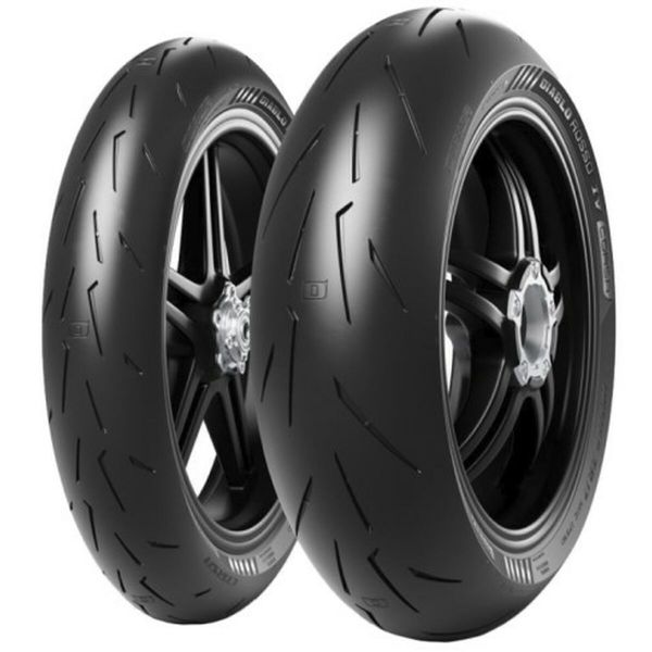 Pneu Moto Pirelli Diablo Rosso IV Corsa ( 120/70 ZR17 TL (58W) M/C, Rodas dianteiras ) - 8019227397765