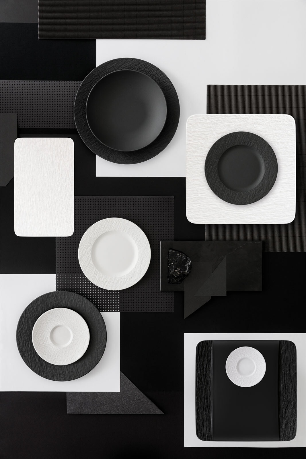 Villeroy & Boch Teller MANUFACTURE ROCK BLANC weiß