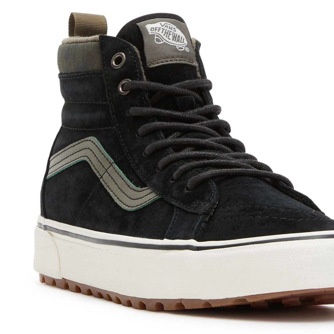Vans Baskets en Velours de Cuir SK8-Hi MTE-1 noires