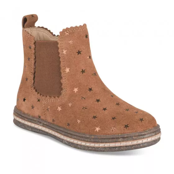 Bottines COGNAC MEGIS KIDS