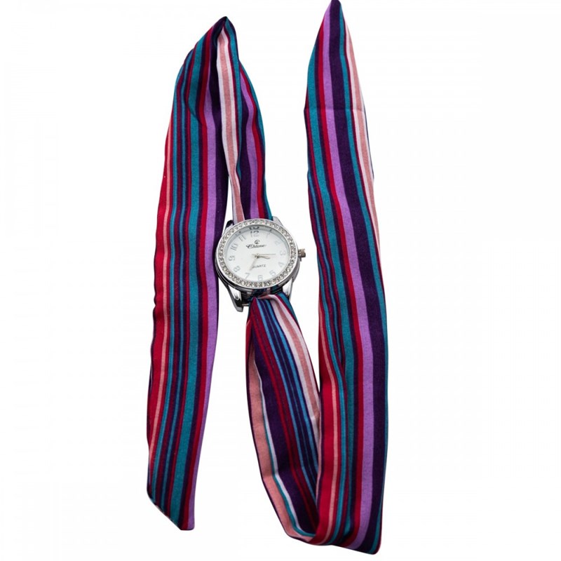Montre Femme CHTIME bracelet Tissu Rose