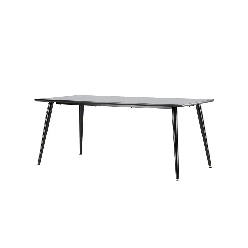 Eettafel Zwart Hout - 180x90x75cm - Dipp