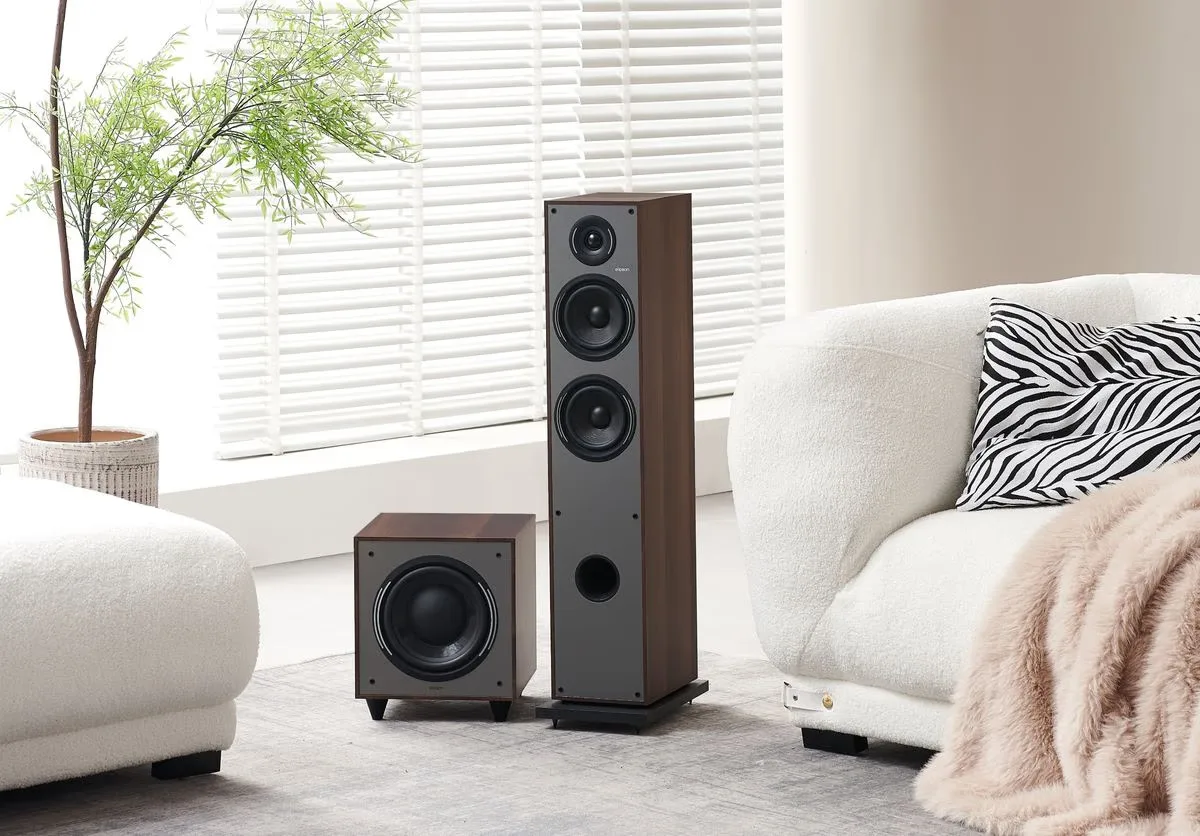 Elipson Horus 11F HCM 5.1 Noyer Packs enceintes grand spectacle