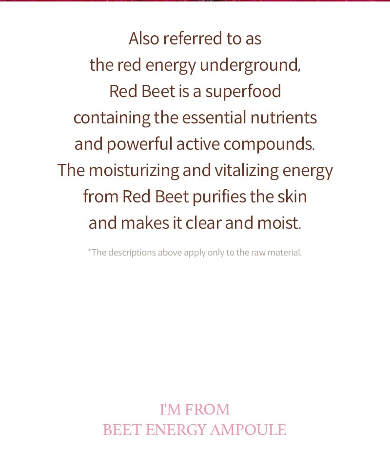 Ik kom uit - Beet Energy Ampoule