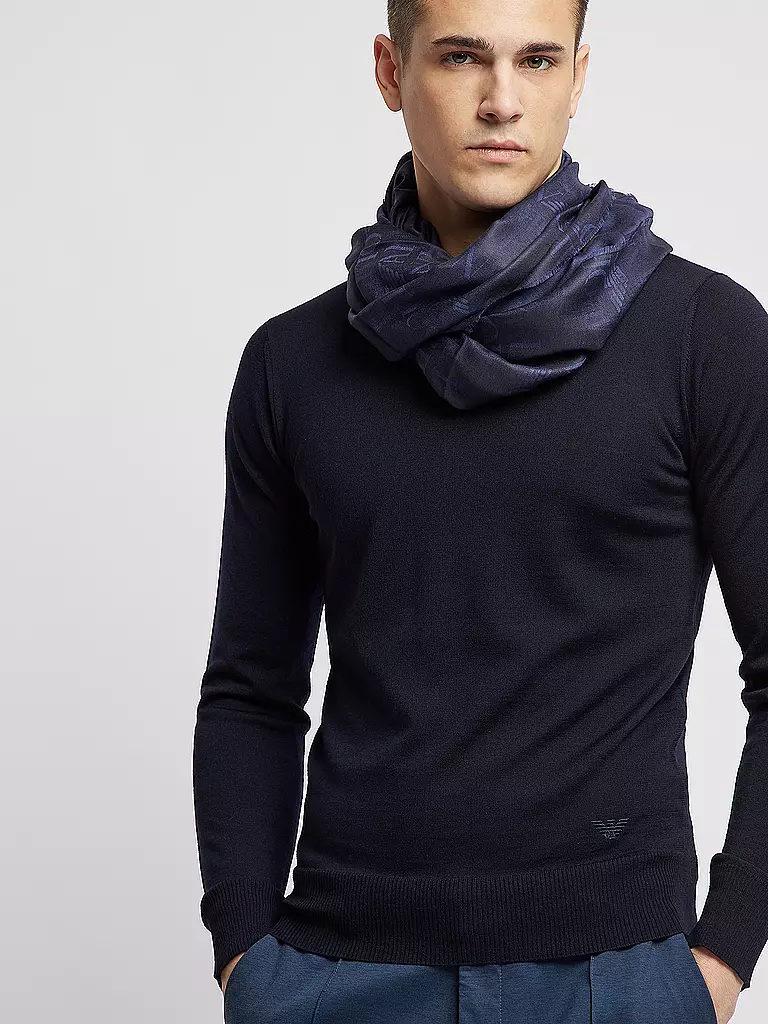 EMPORIO ARMANI Pullover ESSENTIALS blau