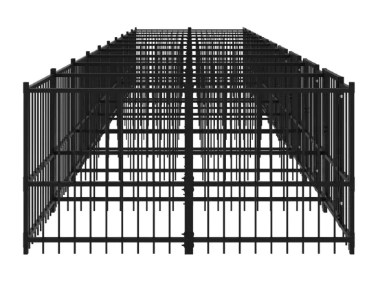 Chenil cage enclos pac noire 970 x 193.5 x 100 cm 02_0041811