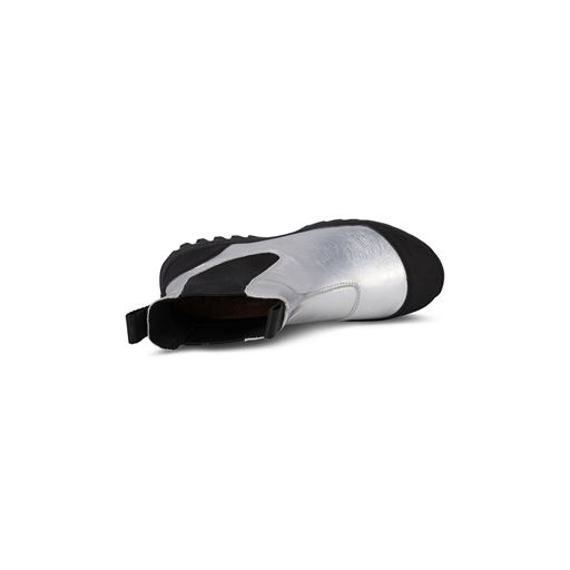 Woden Magda Metallic Waterproof Støvler, Silver, 38
