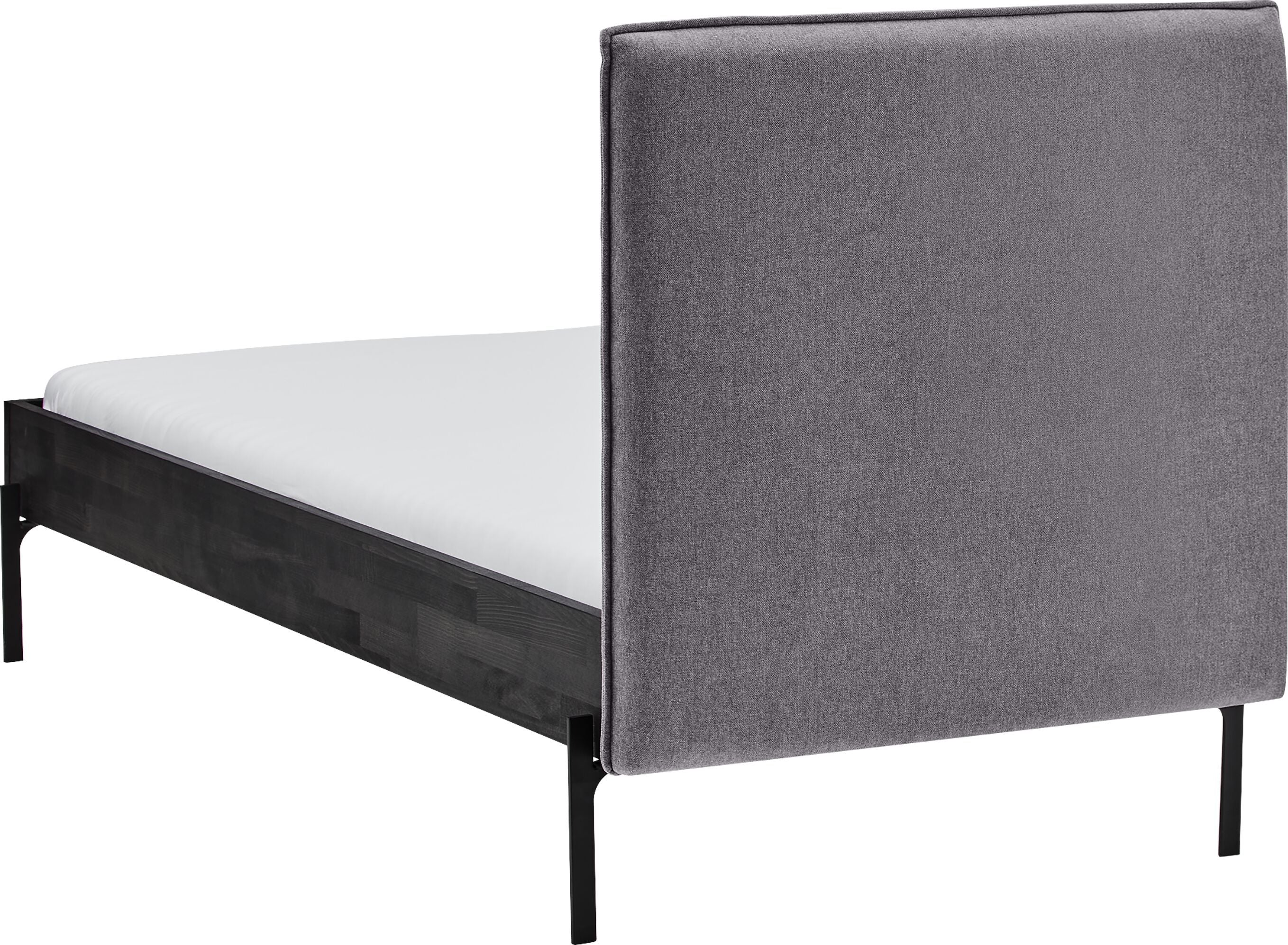 CARA Bett - Buche schwarz / B: 90.0 cm x T: 200.0 cm