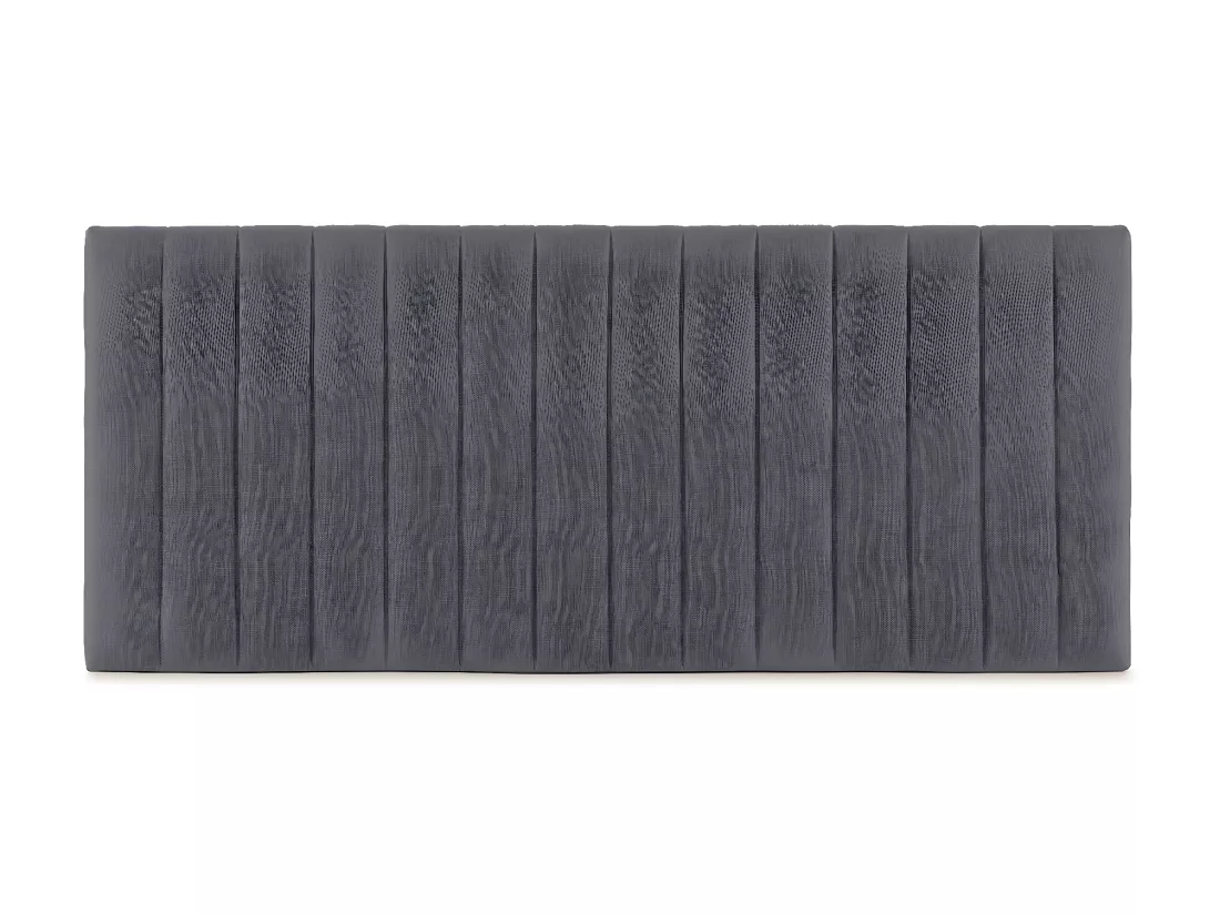 Tête de lit tapissée Eris 160x60 cm Gris foncé