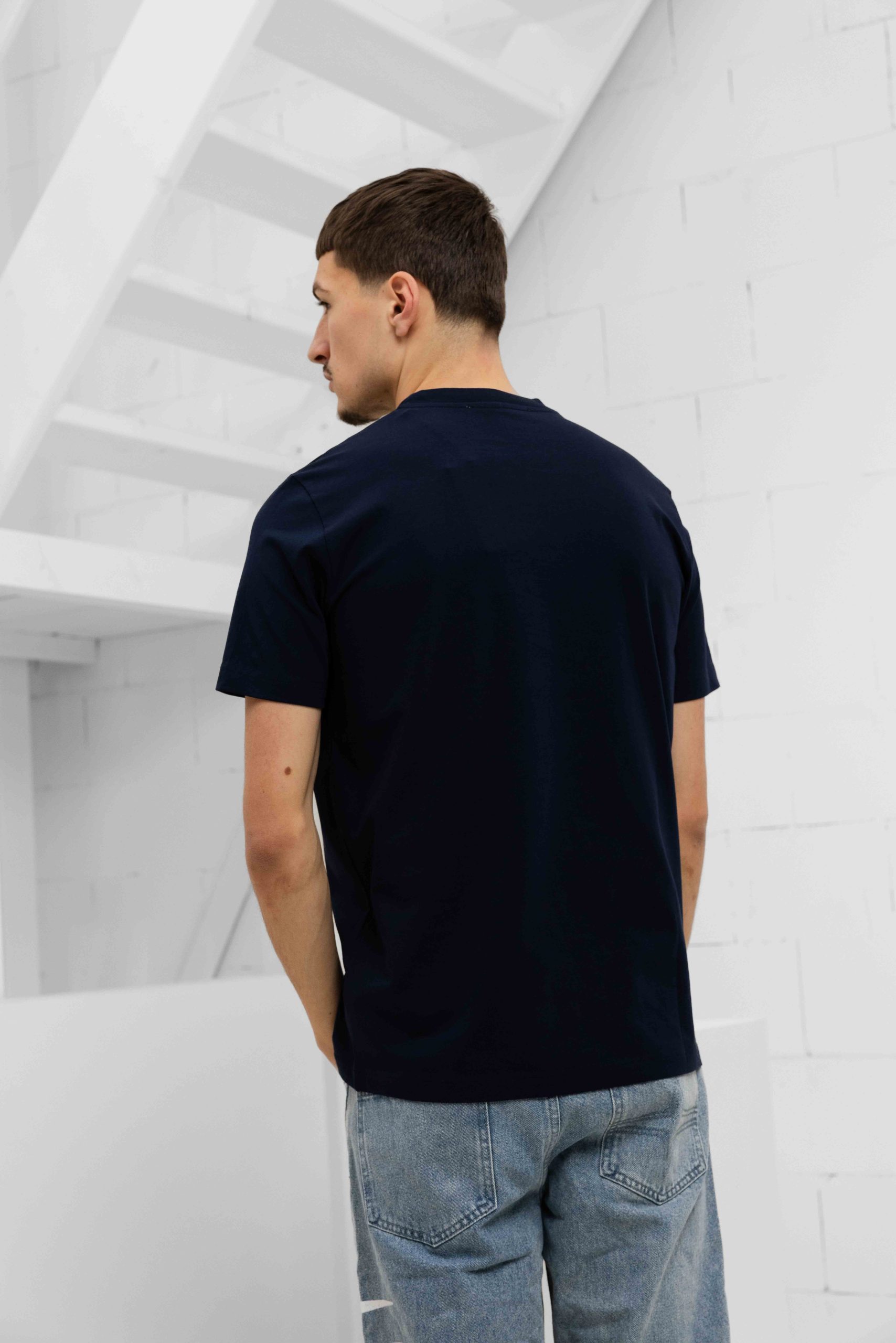 Iceberg 5D F015 Jersey T-Shirt Heren Donkerblauw