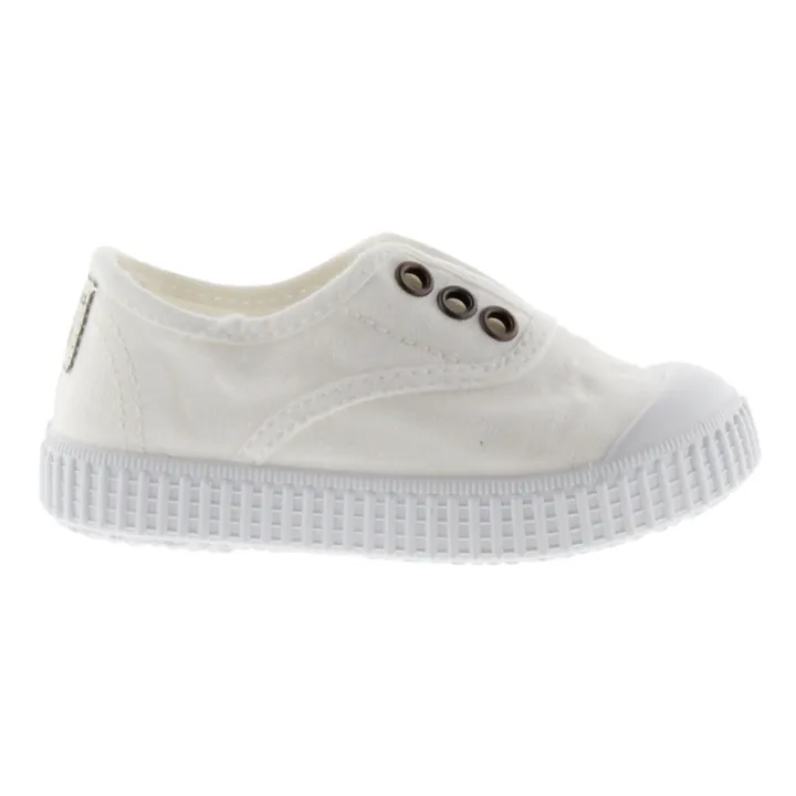 Victoria Baskets Inglesia Elastico Lon | Blanc