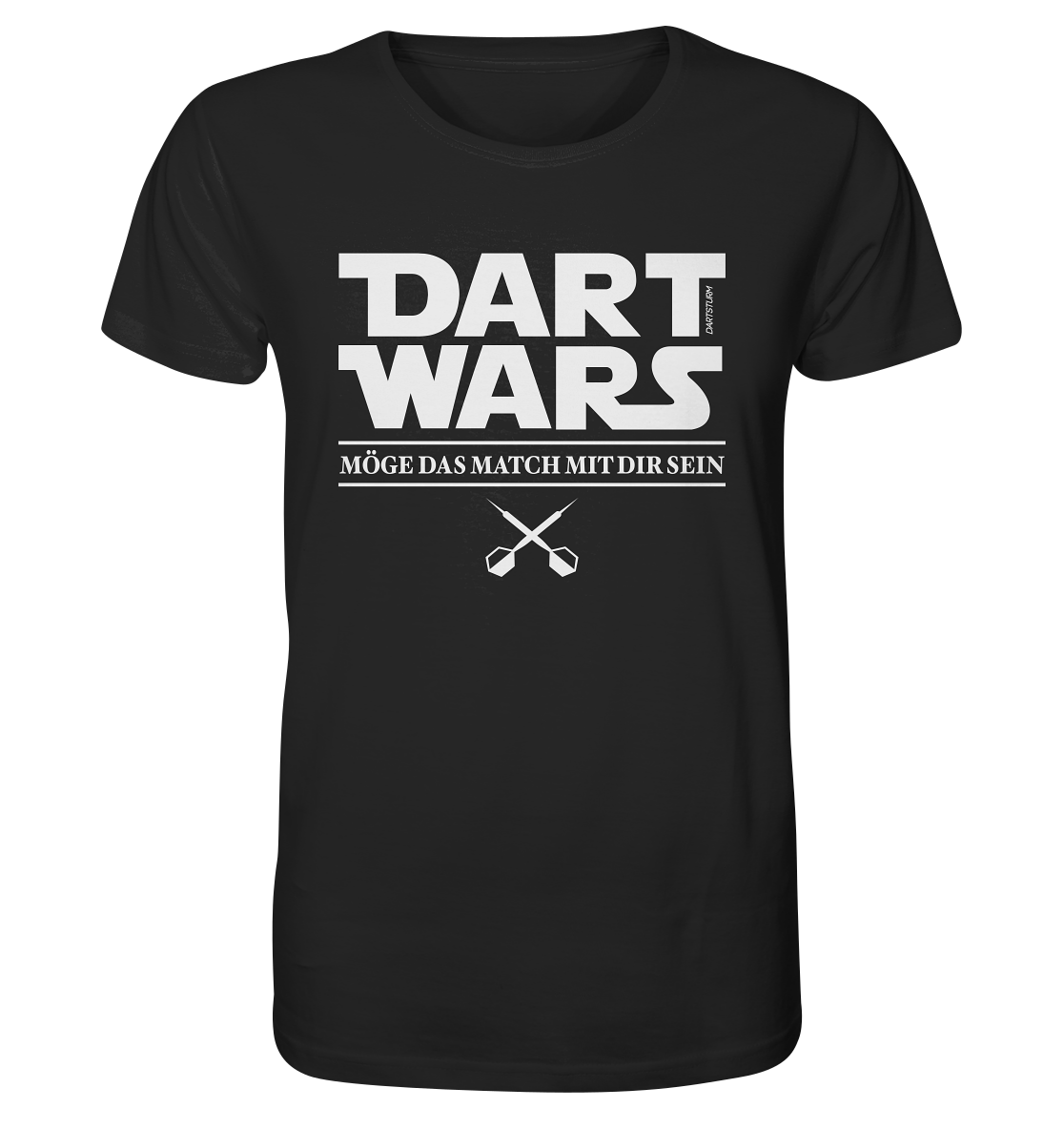 DartSturm - Dart Wars Weiß - Organic Shirt