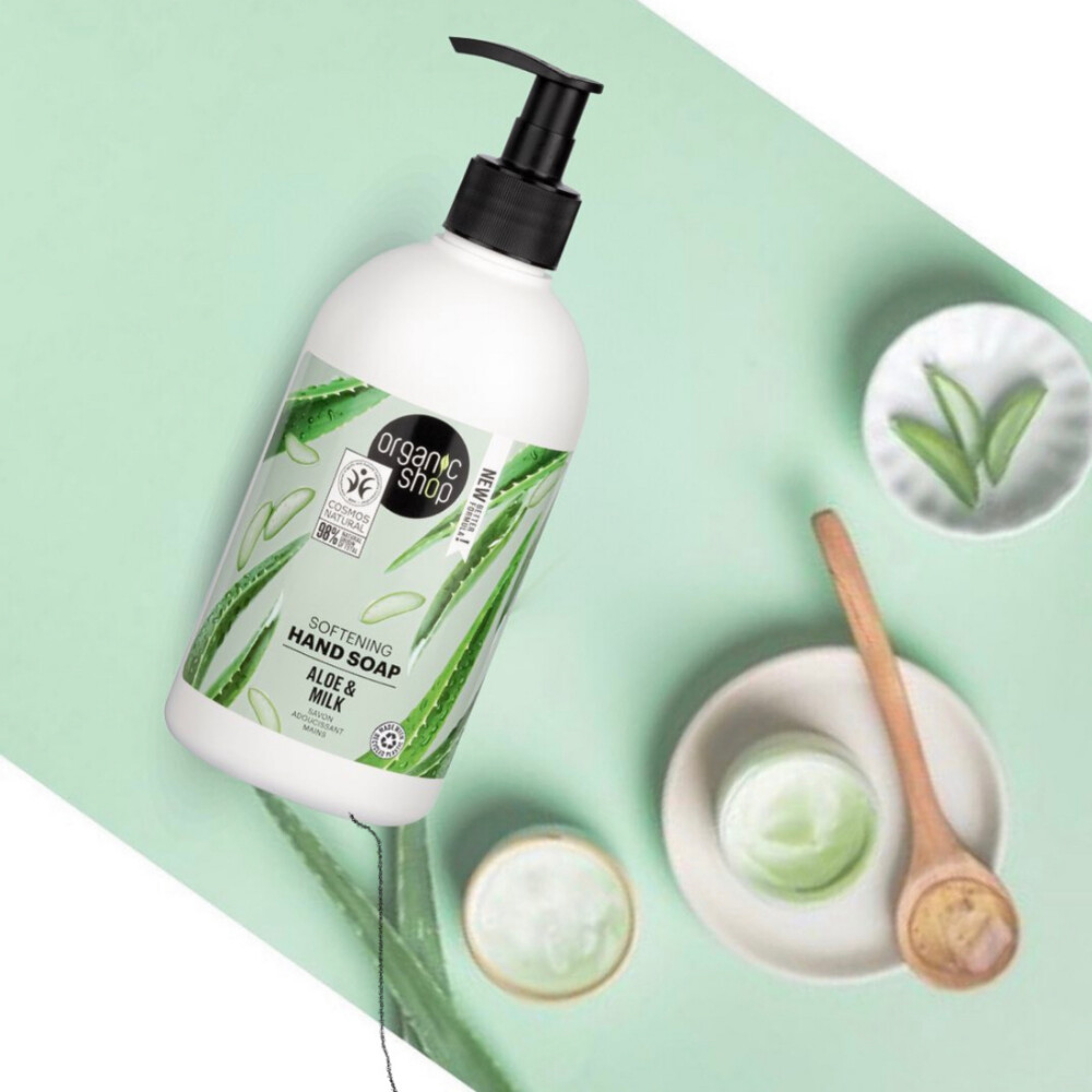 Organic Shop Handzeep Aloe and Milk500 ml
