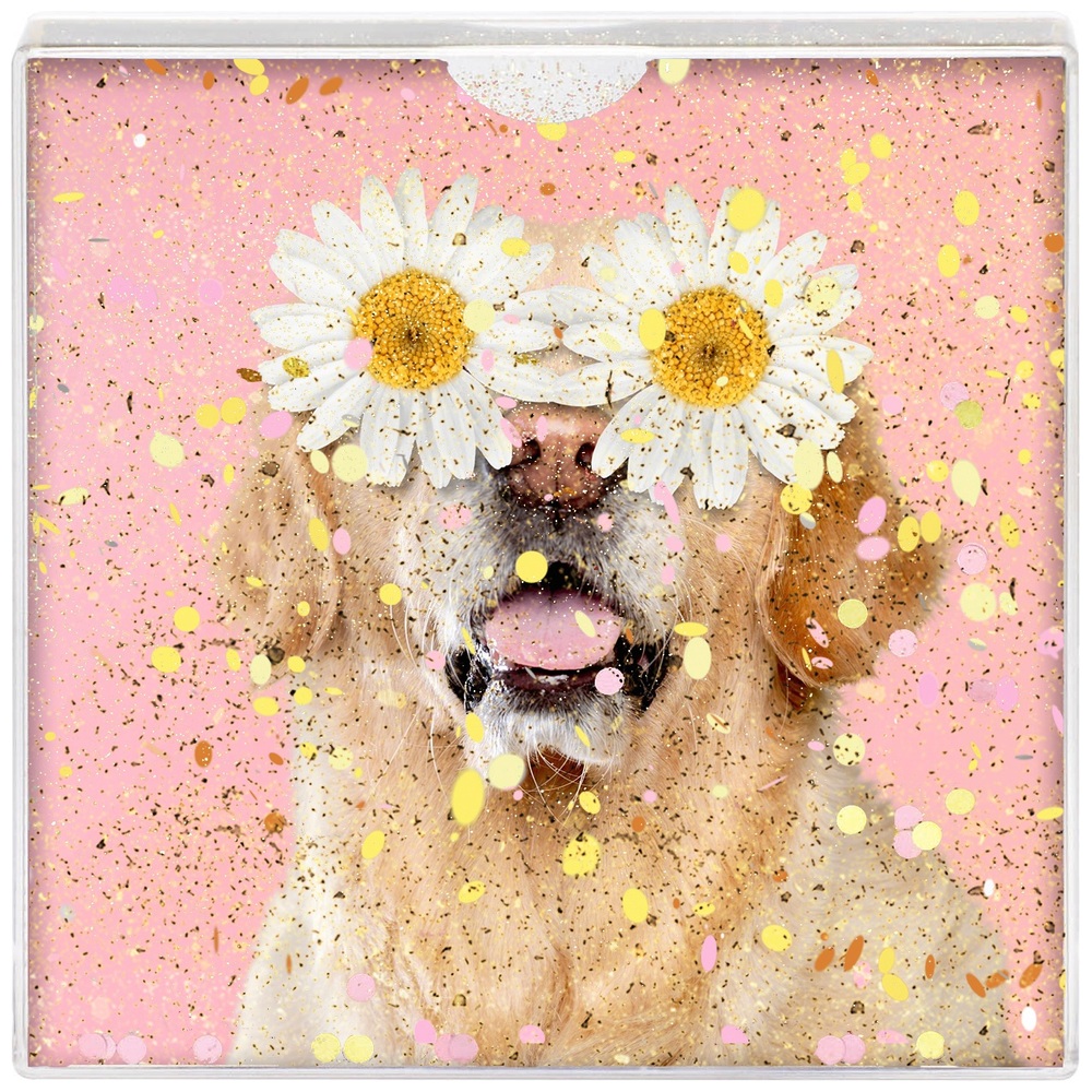 Kleiner Glitzer-Fotorahmen