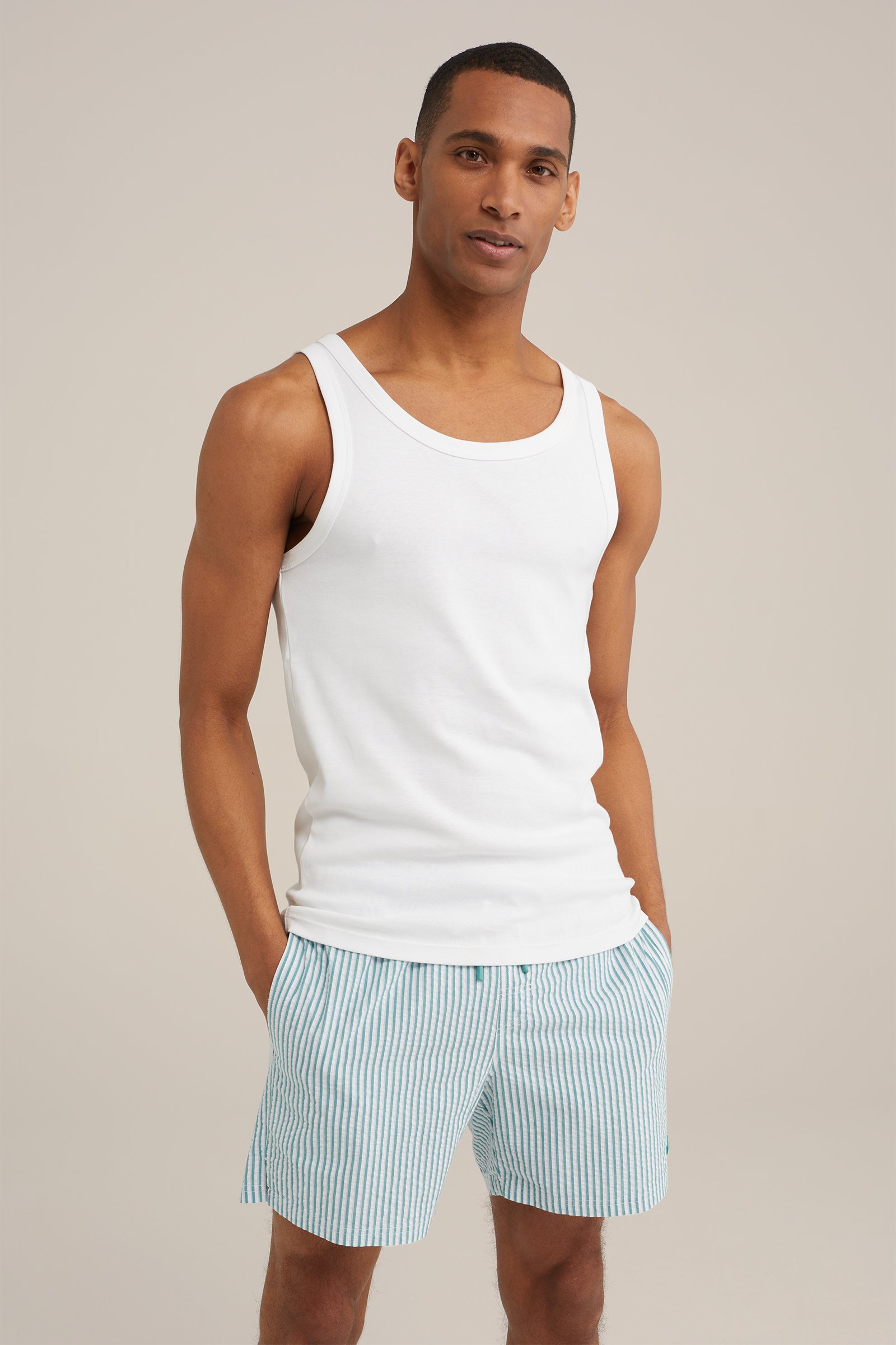 zwemshort met dessin WE Fashion Turkoois