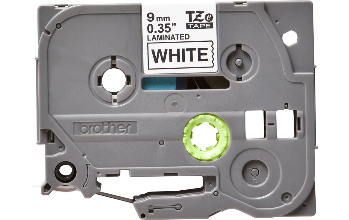 Beschriftungsband TZe-221 Schwarz auf Weiss9 mm-Beschriftungsband für Etikettendrucker