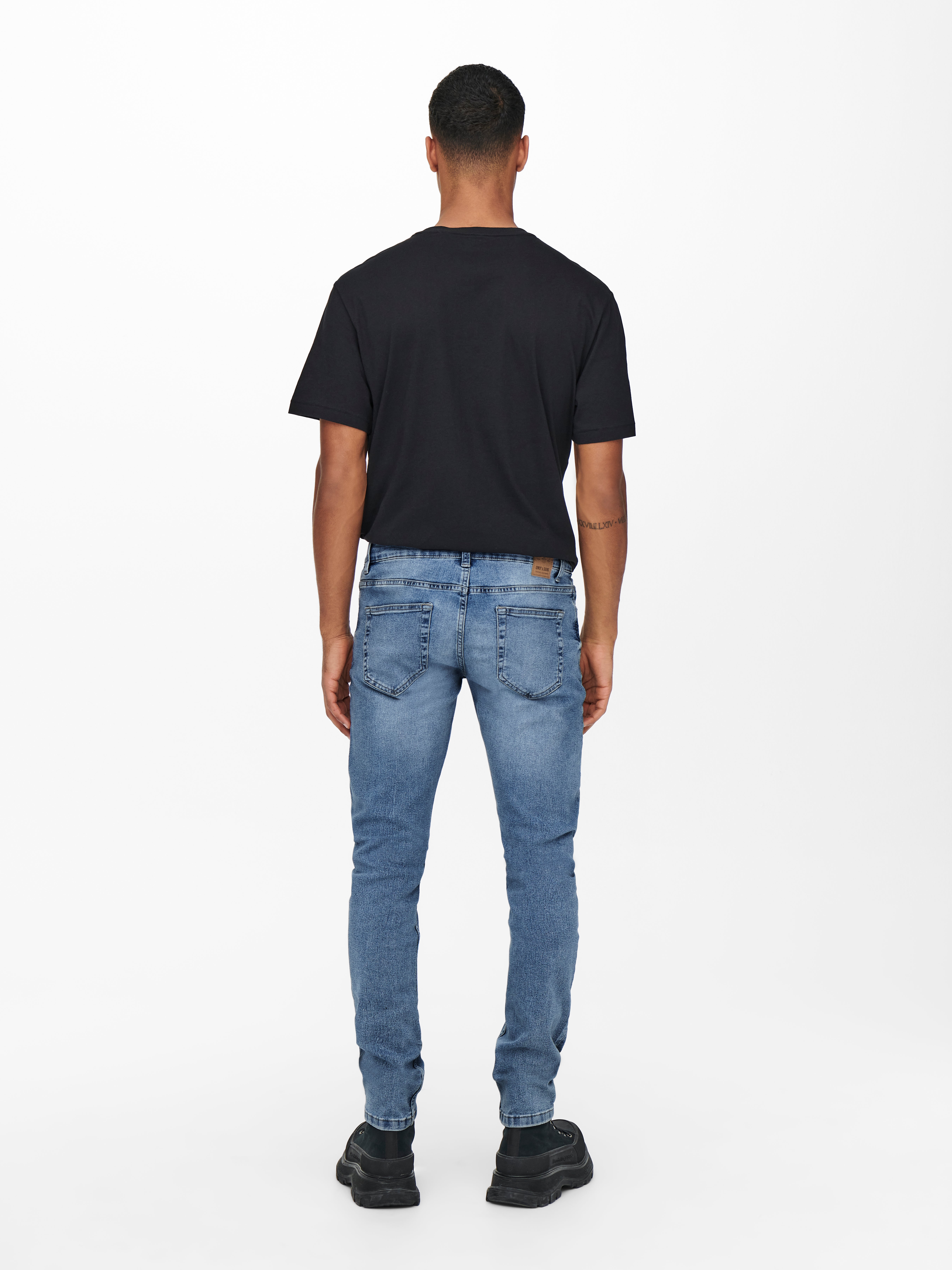 ONSLOOM Mittlere Taille Slim Fit Jeans Blue Denim