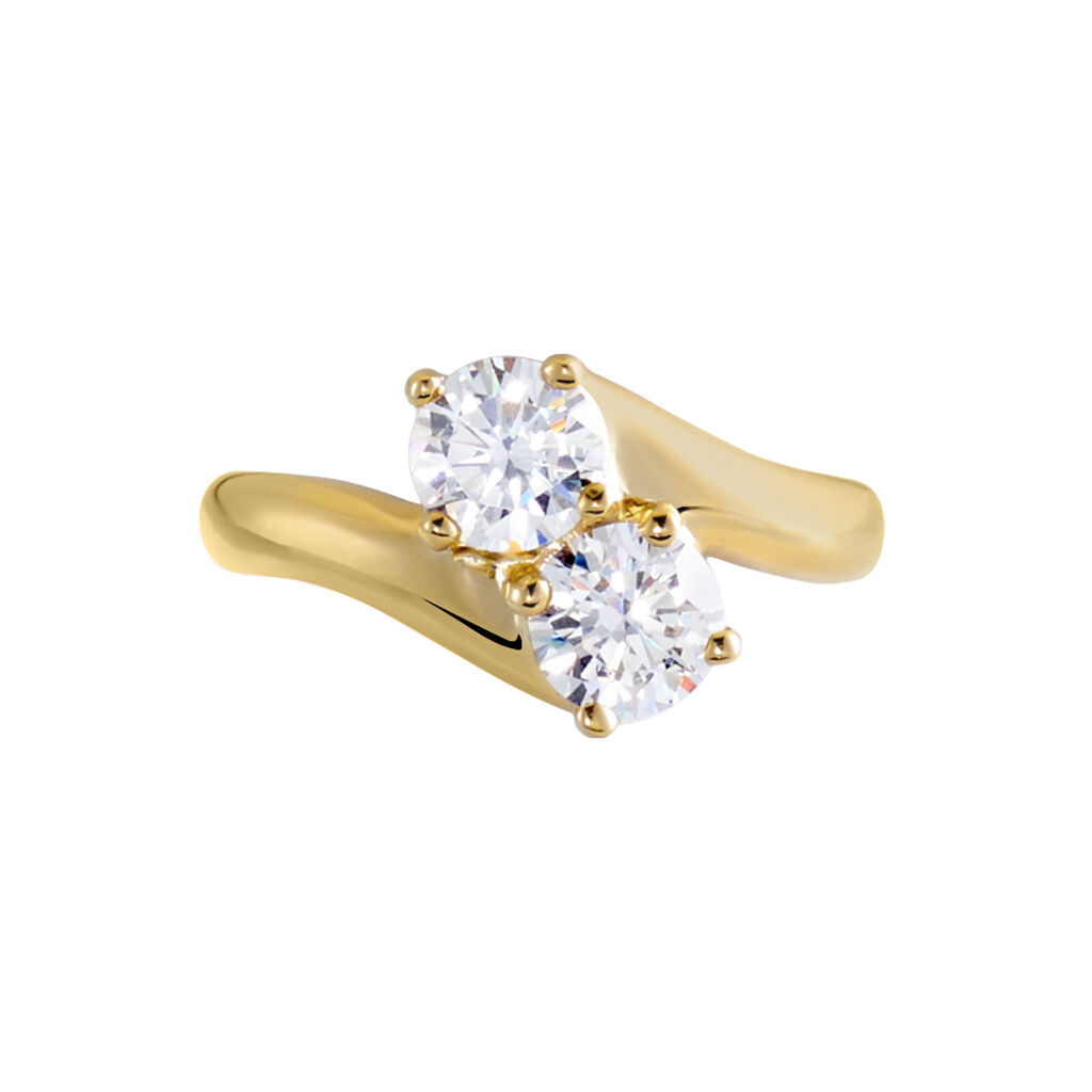 Bague Laban Plaqué Or Oxyde