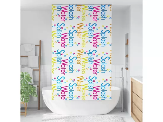 Store enrouleur de douche 120x240 cm largeur du tissu 116 cm
