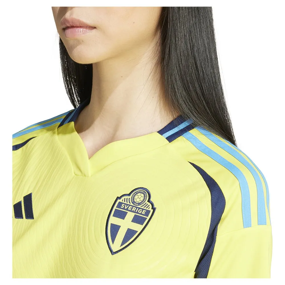 adidas Sweden 23/24 Heim Damen T-Shirt mit kurzen Ärmeln