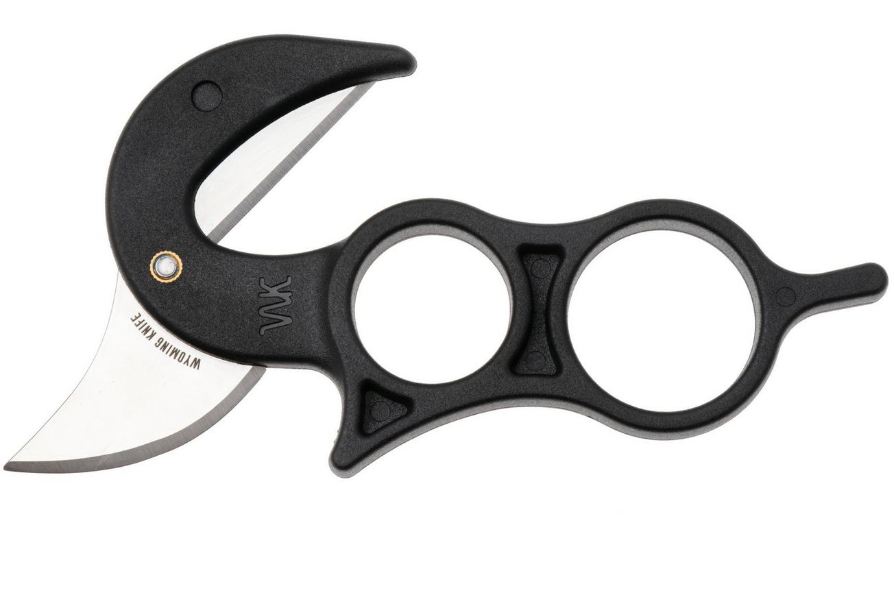 Wyoming Knife WY1 The Original Field Dressing Knife, Black Polymer, ontweidingsmes, nylon schede