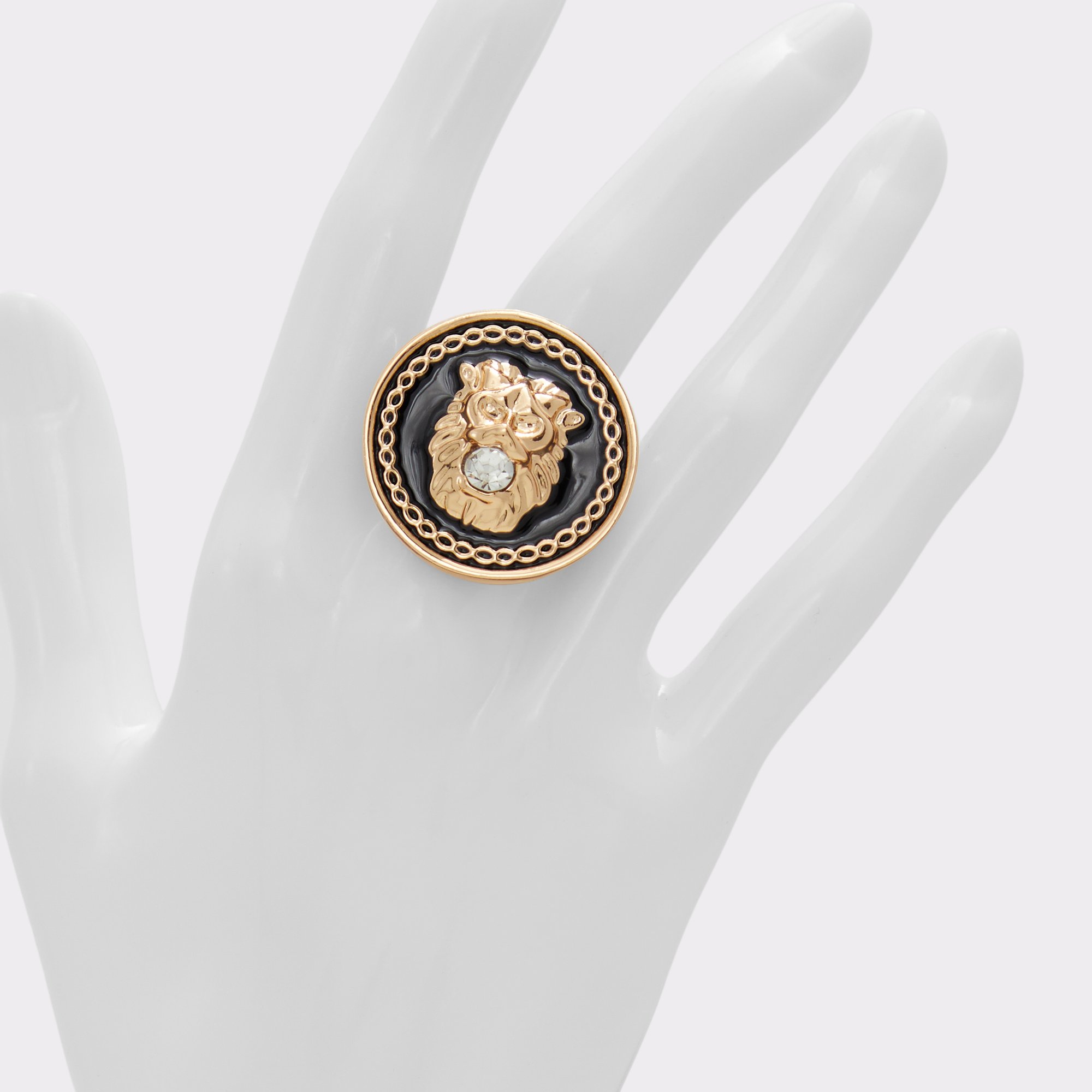 Dalledessi Black-Gold Multi Women Rings