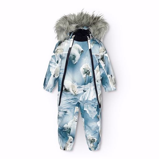 Molo Pyxis Fur Flyverdragt, Polar Bear Joy, 92 cm