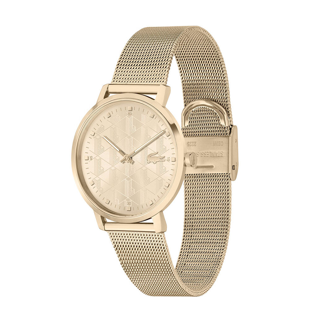 Montre Lacoste Crocorigin Bicolore Doré / Rose