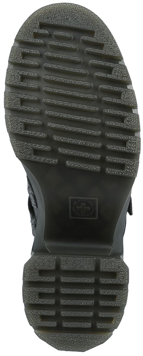 Eviee - Black Sendal | Dr. Martens Tongs