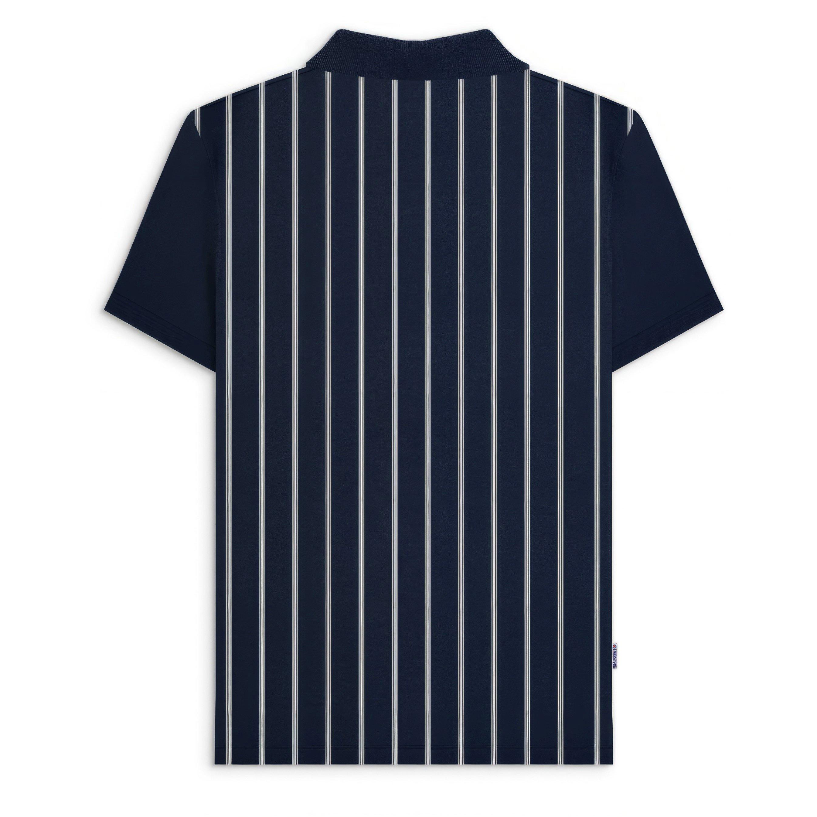 Lambretta Pinstripe Polo Shirt Mens