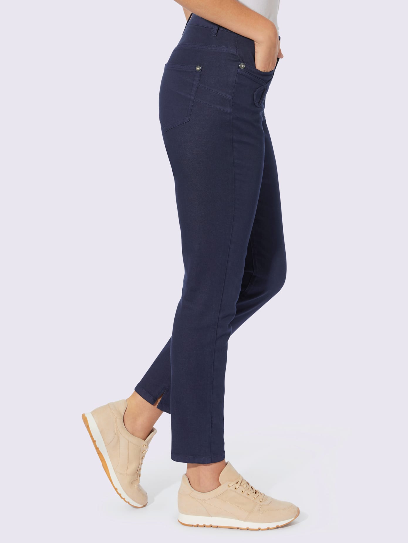 Jean push-up rivets sur les poches