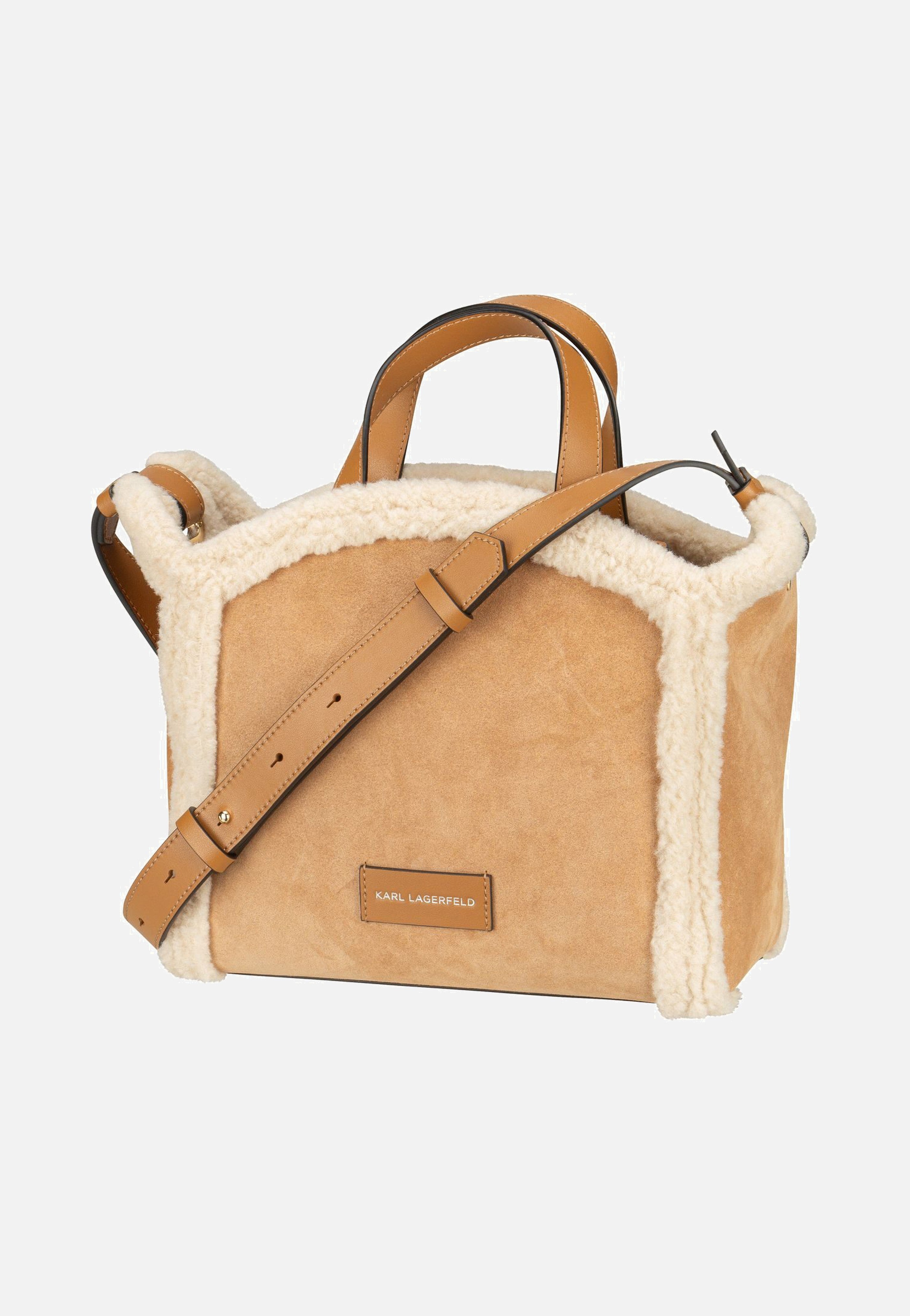 K/ circle SM Tote Shearling Caramel - Crossbody Bag