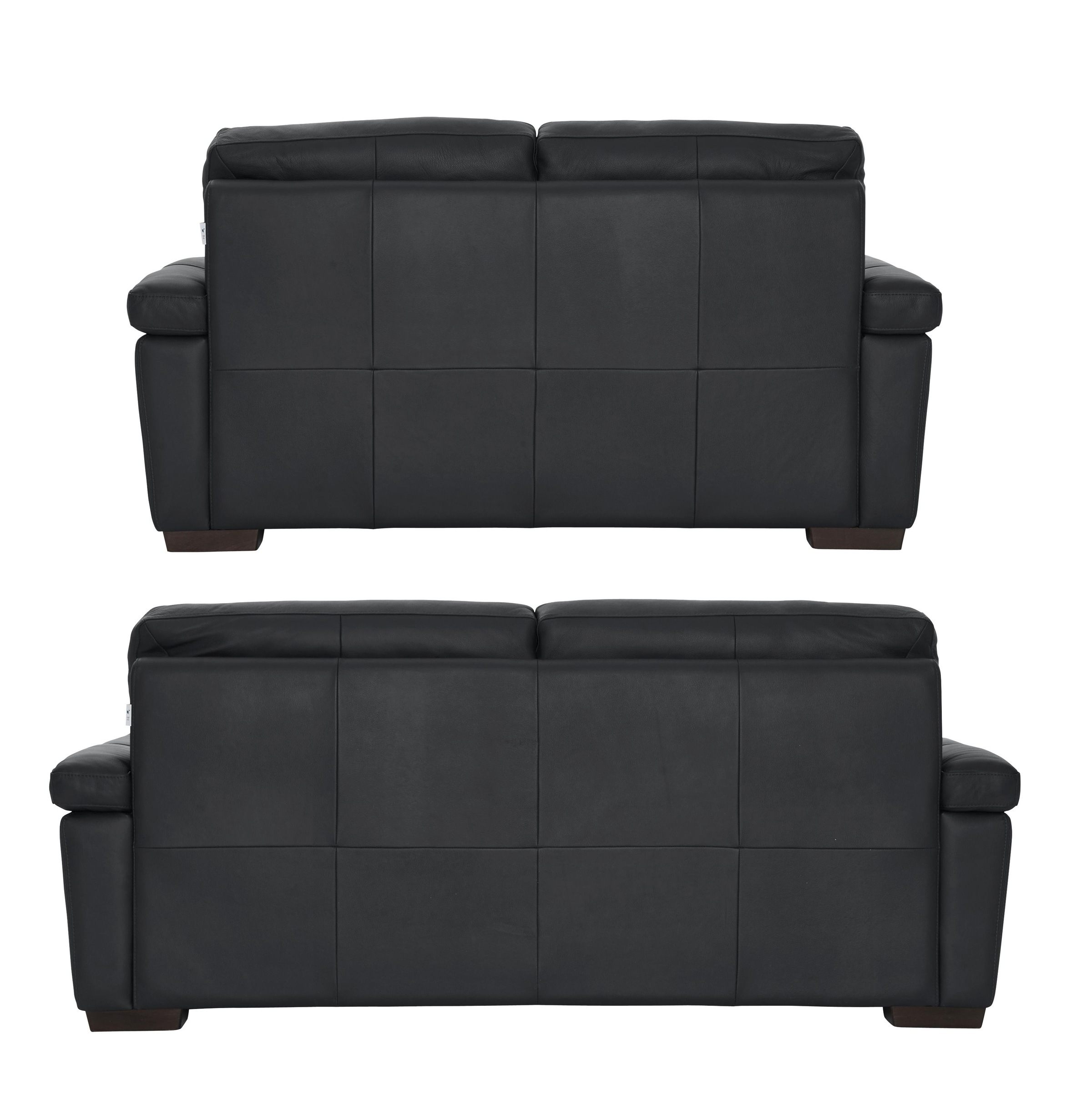 CALIA ITALIA Polstergarnitur »Gaia, hochwertige Garnitur aus 2-Sitzer und 3-Sitzer, edles Design« Set, 2 Stk. tlg. Ledergarnitur, in zwei hochwertigen Lederqualitäten
