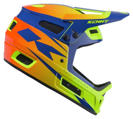 Casque Intégral Kenny Elite Navy Neon Jaune