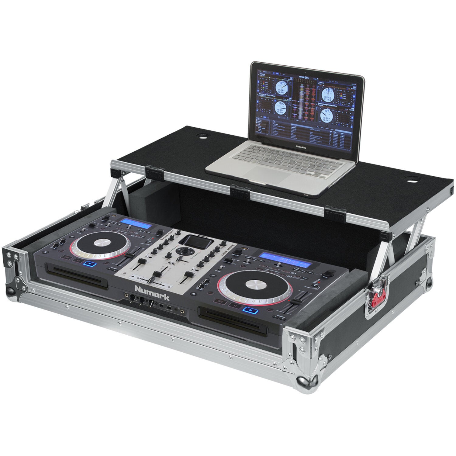 Gator Cases G-TOURDSPUNICNTLB flightcase voor medium DJ-controller