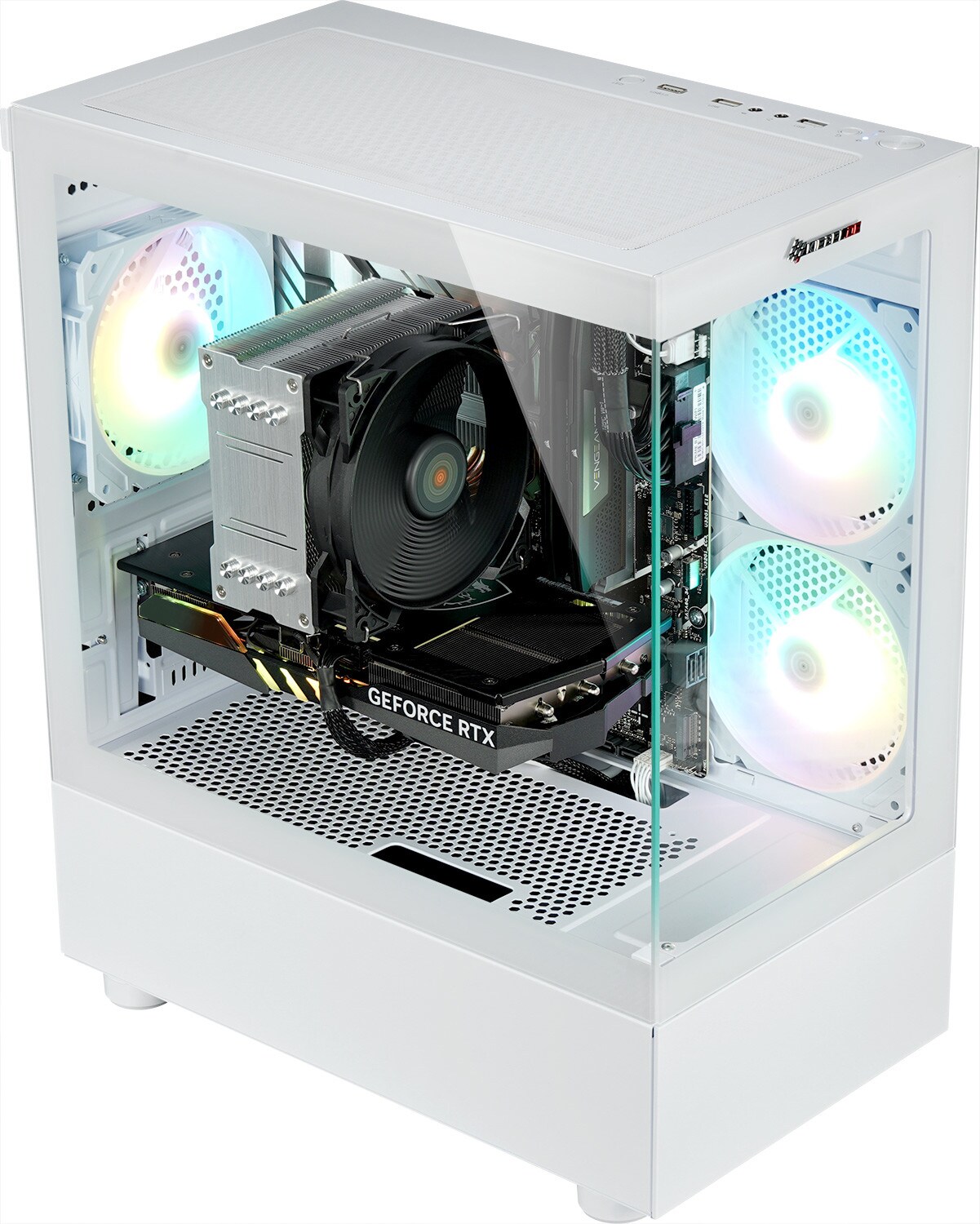 Gaming PC InvaderXS V AMD Ryzen 7 5700X, 32GB DDR4, NVIDIA RTX 4060 8 GB, 2TB SSD, Windows 11