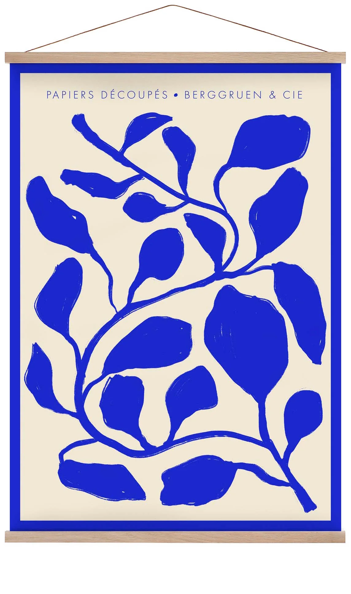 Blue Branch Papiers Découpés Kunstausstellung