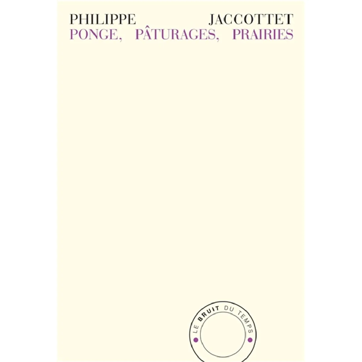 Ponge, pâturages, prairies · Occasion