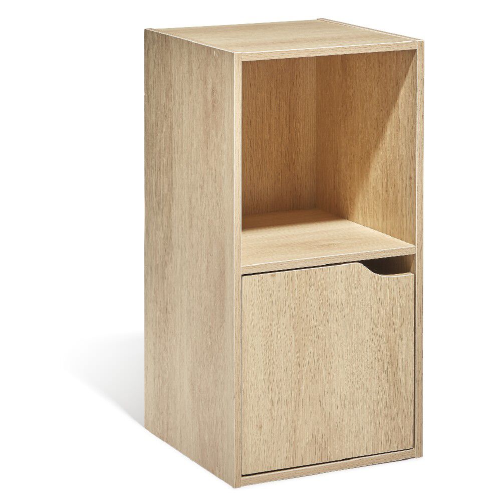 Meuble 2 casiers contreplaqué 1 niche 1 porte