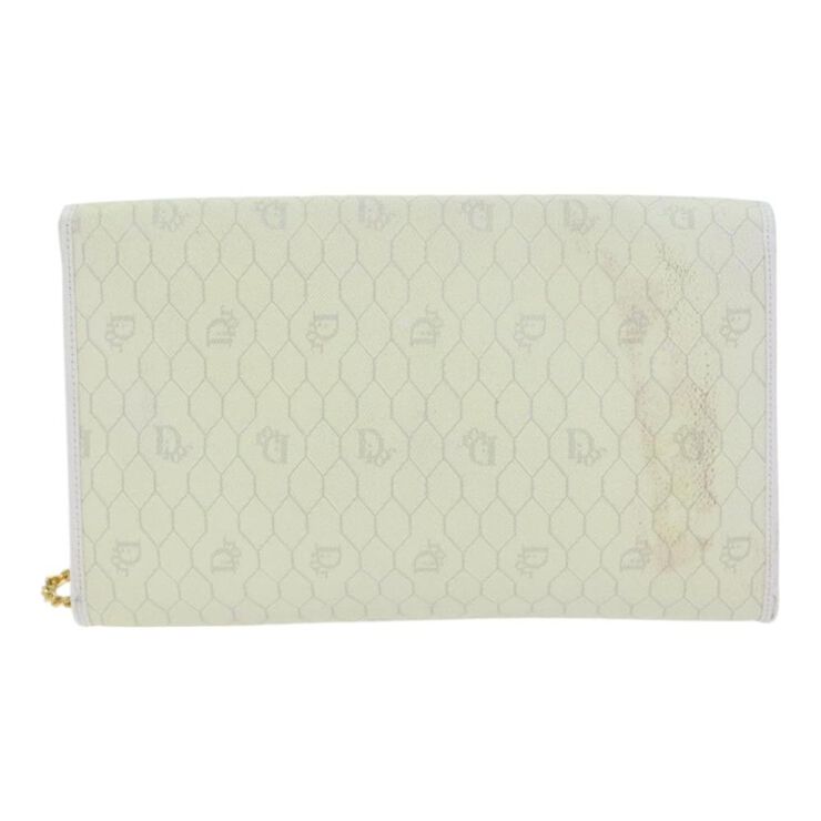 Dior Vintage Dior Crossbody Bag White