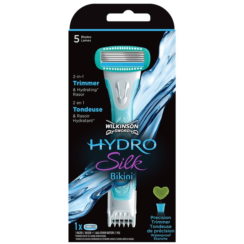 Rasoir électrique double embout à lames interchangeables - Hydro Silk Bikini