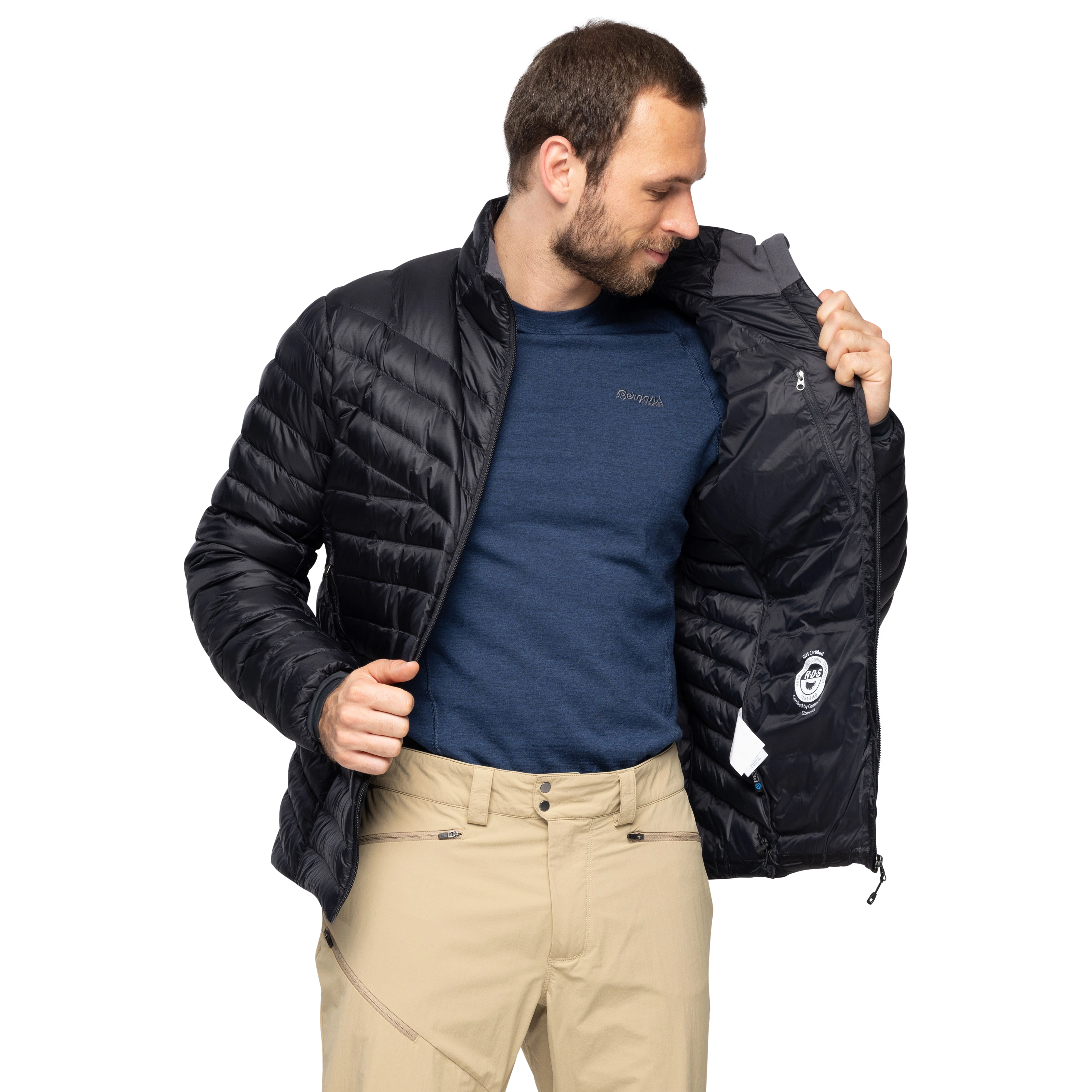 Rabot Light Down Jacket Men Black