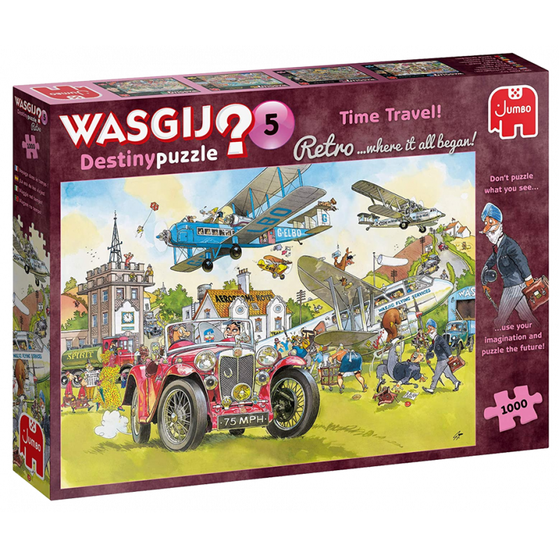 Puzzle 1000 pièces Wasgij - Time travel