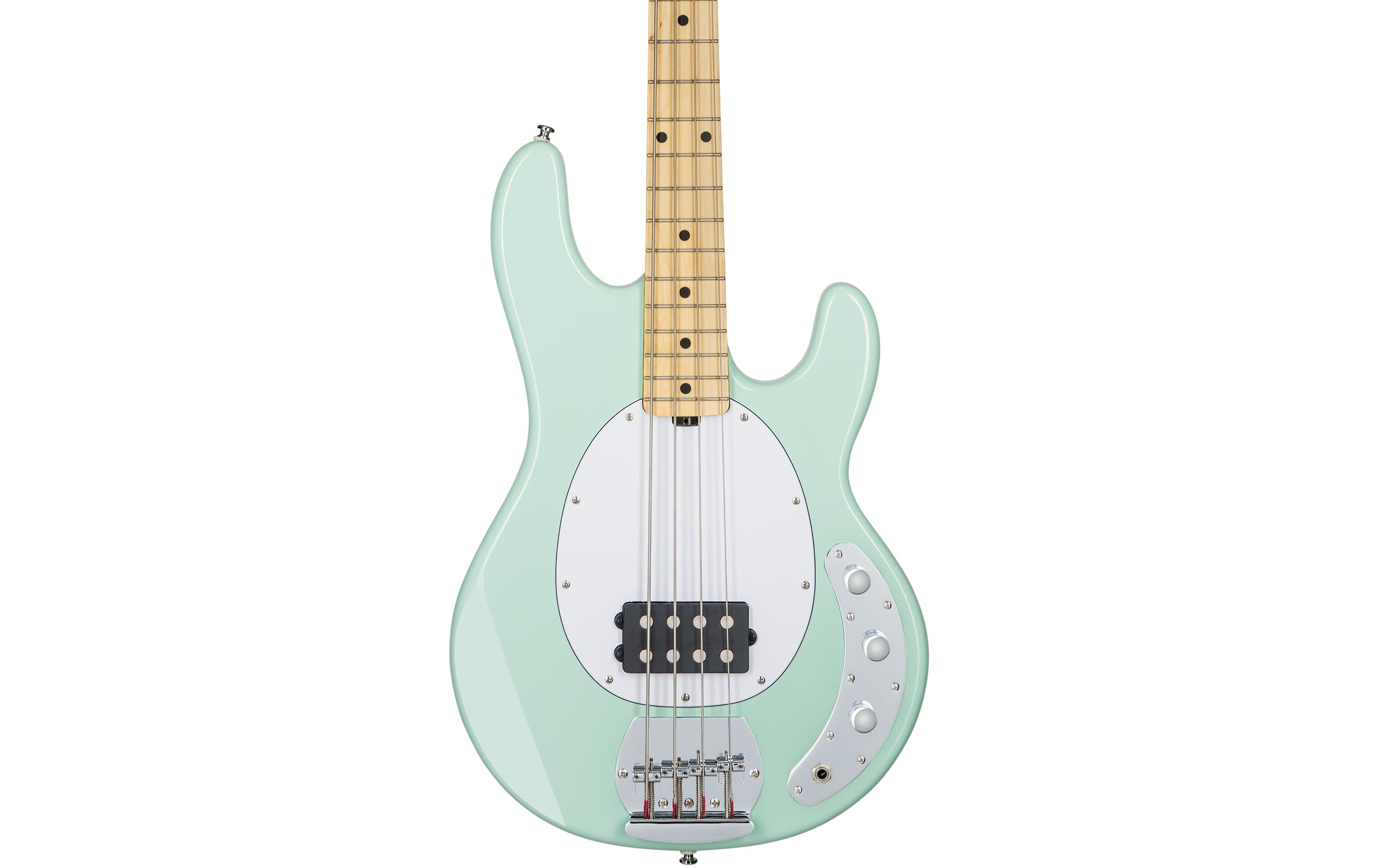 E-Bass StingRay Ray4 – Mint Green<br>4-seitiger Bass mit Aktivelektronik und einem Humbucker